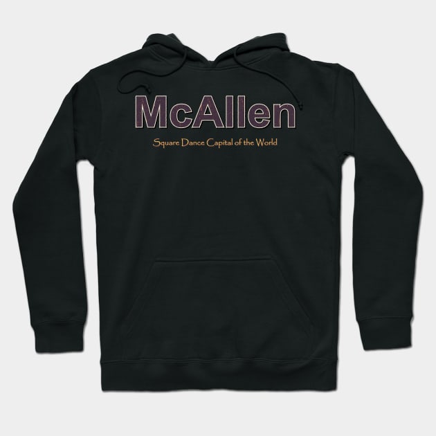 McAllen Grunge Text Hoodie by WE BOUGHT ZOO